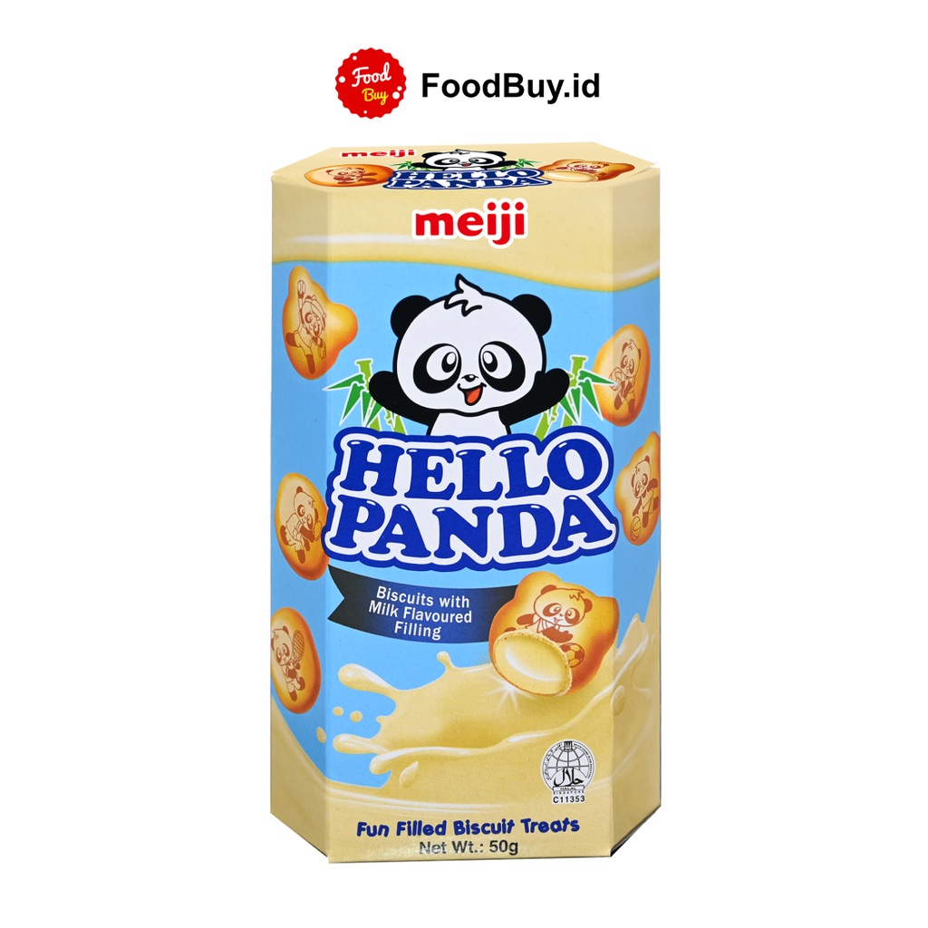 

Meiji Hello Panda Biskuit Krim Rasa Susu 45 gr