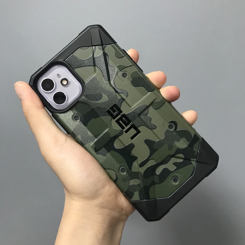 Uag Casing iPhone 14 13 12 11 Pro Max 14Max Motif Camo Militer Shockproof