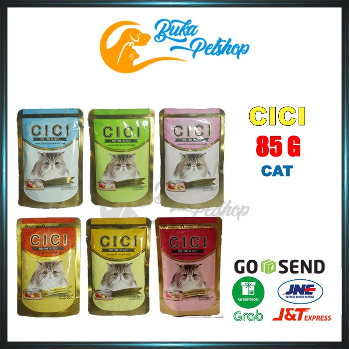 Makanan Kucing CICI 85g Pouch