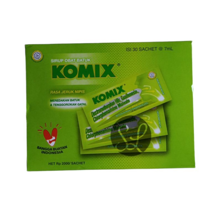 Komix OBH Sachet / Komix Sirup Obat Batuk Sachet 7ml All Varian