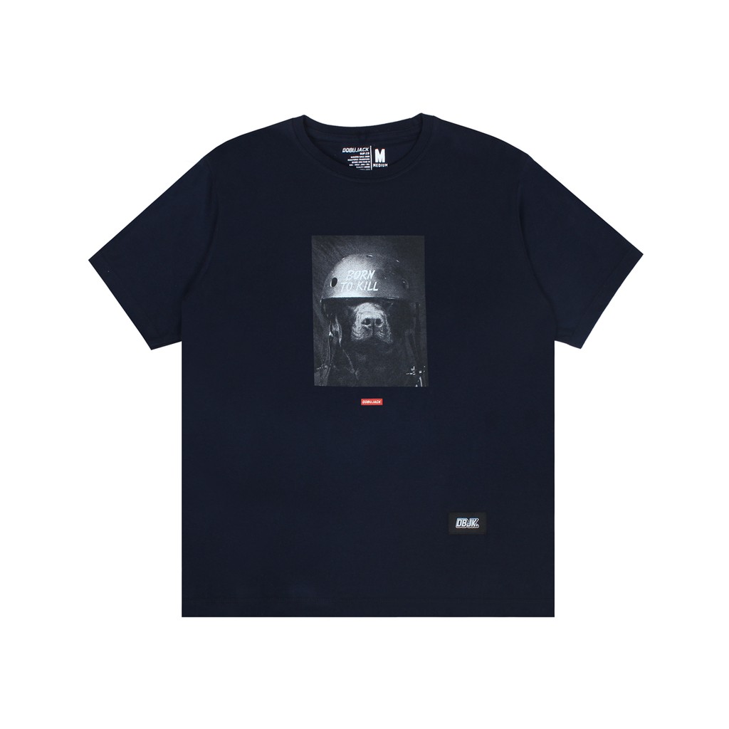 

Dobujack Tshirt Born To Kill Navy Tees
