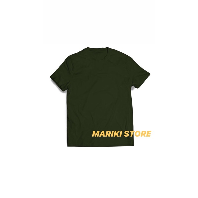 Kaos Polos Hijau Army