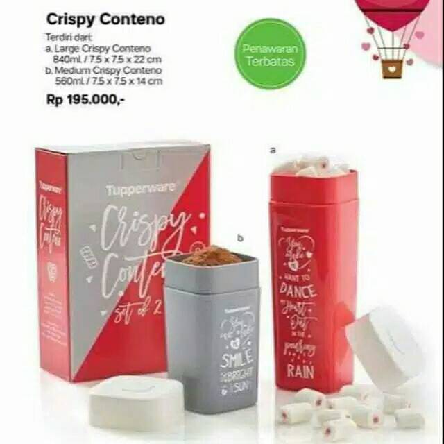 crispy conteno 2pcs freebox