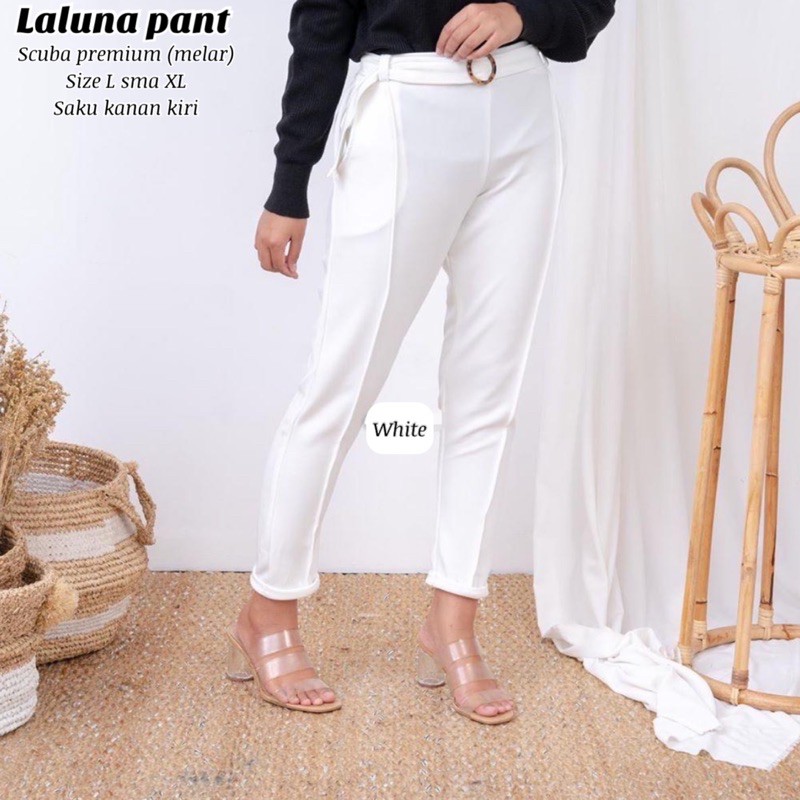 LALUNA PANT/CELANA KERJA/CELANA SCUBA/SCUBA PANT