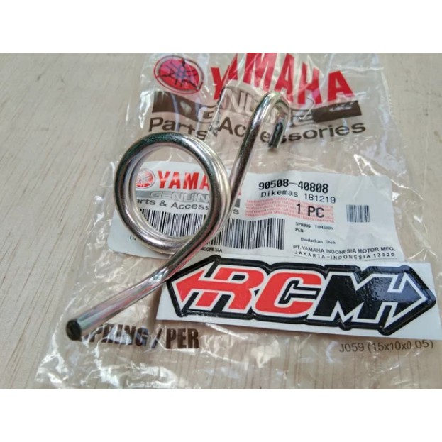 PER PIR SPRING PEDAL REM BELAKANG SPRING TORSION JUPITER JUP MX 135 OLD LAMA VIXION OLD ORIGINAL ASLI ORI YGP YAMAHA GENUINE PART 90508-40808