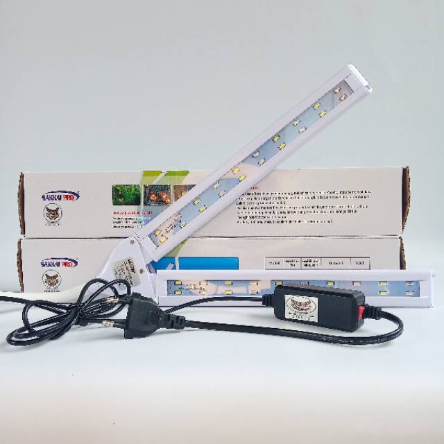 Lampu Sakkai pro LED-803 Jepit Kupu-kupu Nyala 3 mode Aquarium Soliter Aquascape