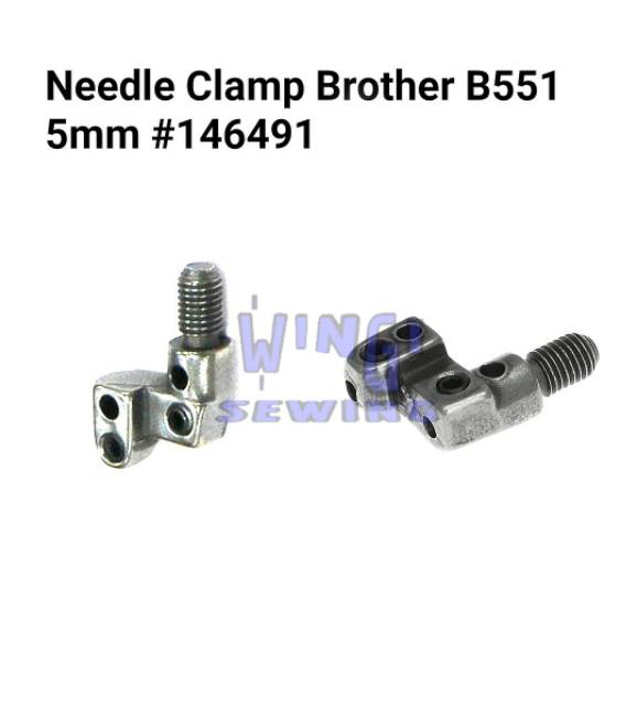 BROTHER Kepala Jarum Needle Clamp Mesin Obras