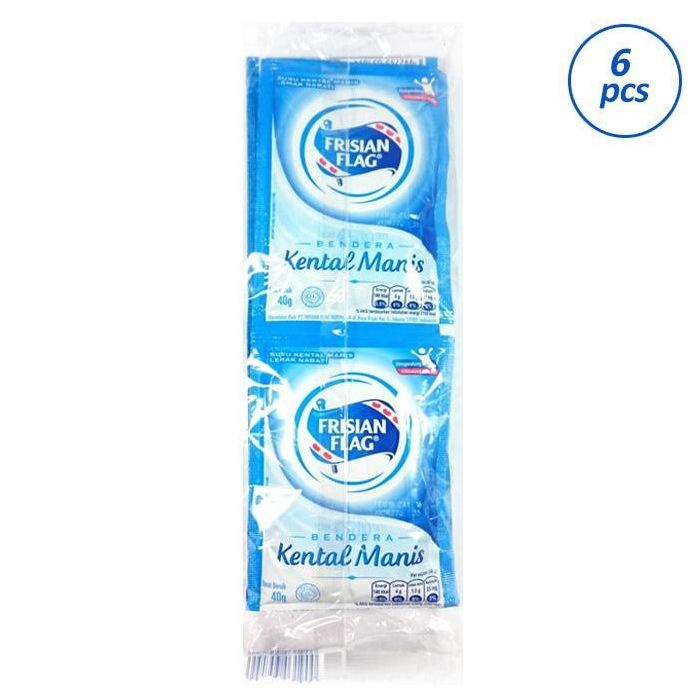

c011cc Frisian Flag Susu Kental Manis Putih Sachet 6'S (1 Renceng) Xa201As