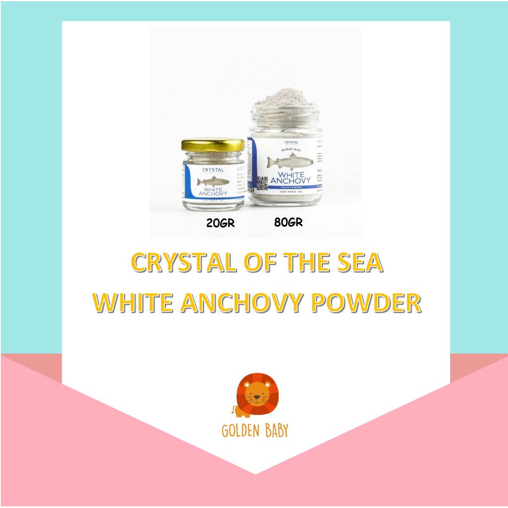 

Crystal of the Sea WHITE Anchovy Powder Bubuk Teri BPOM HALAL