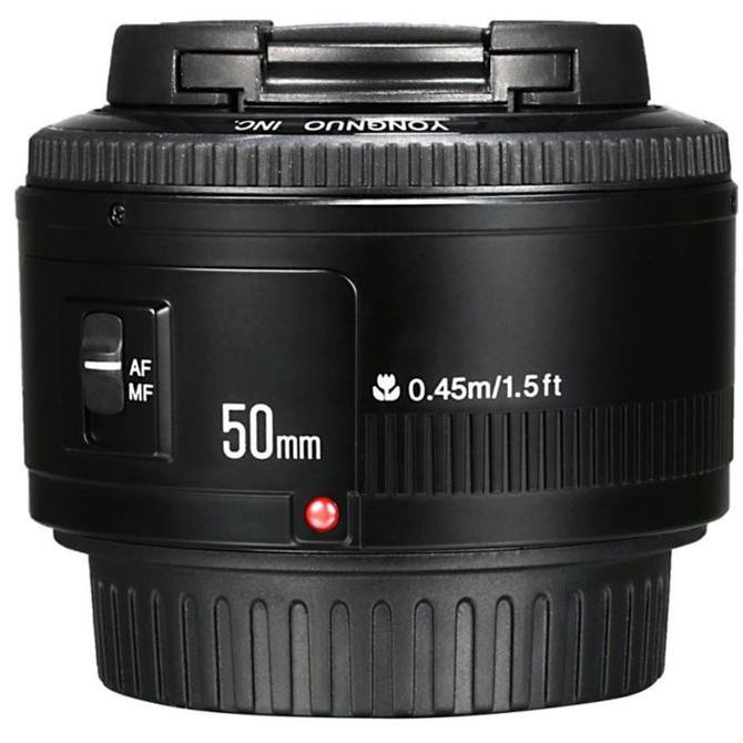 [[BISA COD]] Lensa Fix Canon YN 50mm F1 8 500D 550D 600D 650D 700D 750D 60D 70D 7D PRODUK TERBATAS