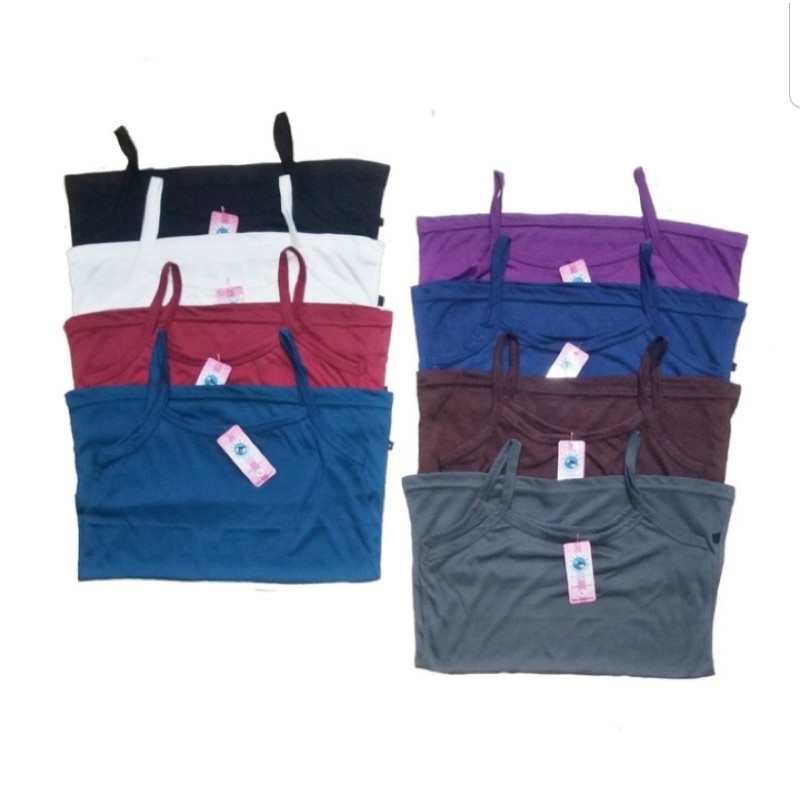 “BeeHappy” Tank top Wanita / Tanktop Wanita / Singlet Wanita Tali Kecil-6