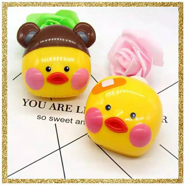 ~ PIYOSHI08 ~ Tempat Soft Lens 3D Bebek Kotak Case Lensa Mini Karakter Duck Lucu Murah AF66