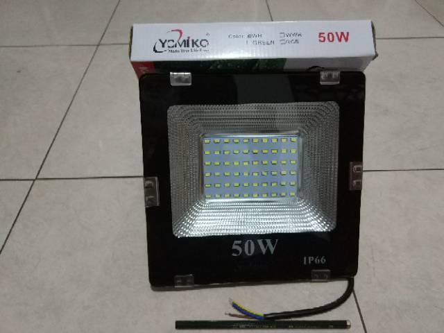 lampu sorot led yomiko 50w lampu tembak lampu taman indoor outdoor