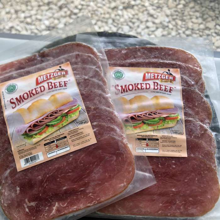 

Daging Sapi Smoked Ham Svens Choice Smoked Beef Ham - 100 Gram