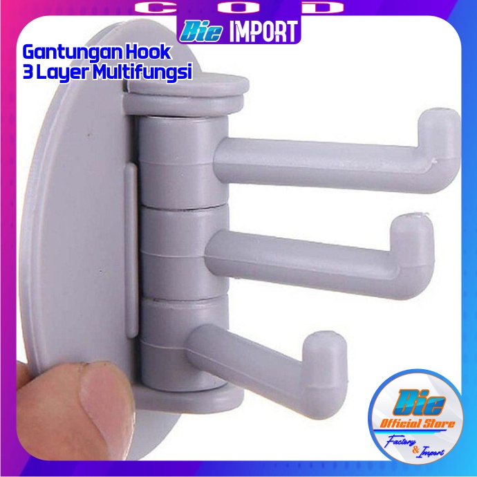 Cantolan Hook / Gantungan 3 Layer Multifungsi Impor Best Seller