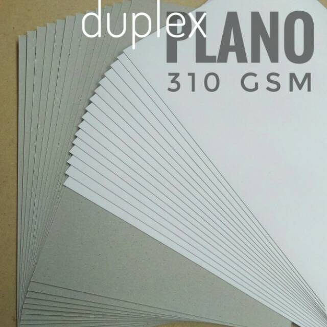 

klm ( 5 Lembar ) Kertas Duplex Duplek 310 Gsm Uk Plano 79cm X 109 cm