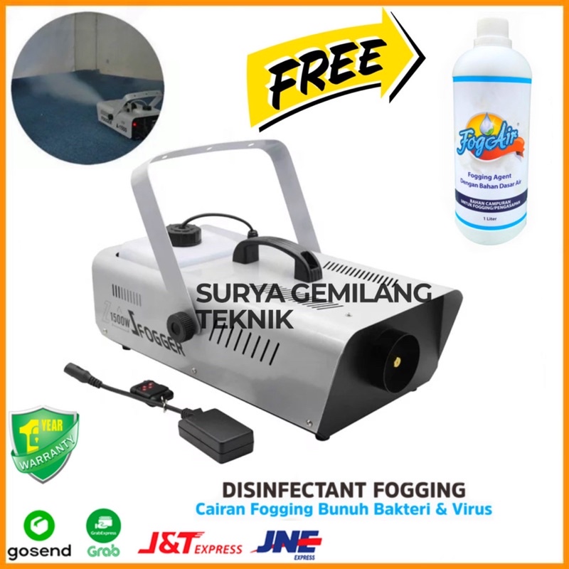 Fogging Asap 1500watt Disinfektan Alat Fogging Fog Hot Machine Mesin Fogging Disinfektan