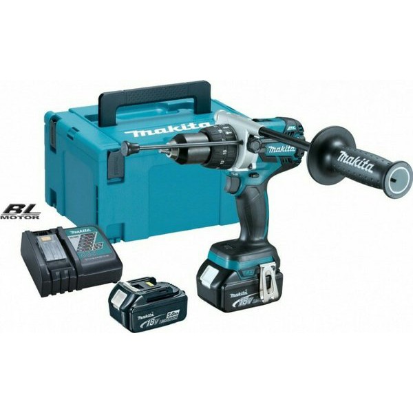 Ready      MAKITA DDF 481 RME CORDLESS WATERPROOF Li-ion DRIVER DRILL w/LED 13mm/18v