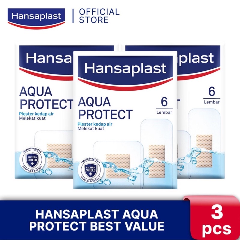 Hansaplast Aqua Protect 6's - Best Value - Plester Kedap Air