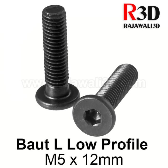 Baut L Screw Low Profile Screw M5 x 12mm 1pcs