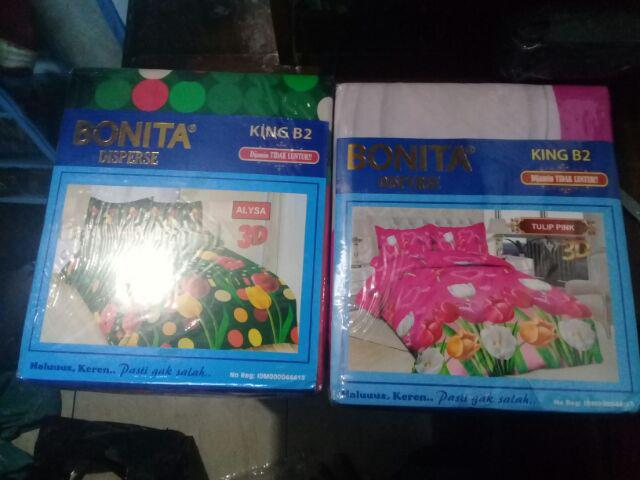 Bonita Sprei Terbaru Motif Melanie 3d Ukuran 160x200