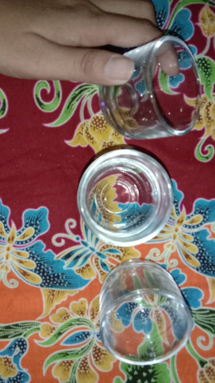 Gelas Sloki Kaca / Shot Glass / Gelas Wine (per 3 Biji)