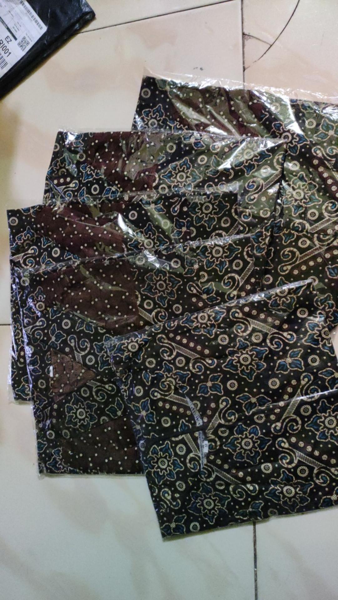 Batik Dolby Dolbi Dobby Doby Tenun Sutra Tulis Katun Atbm Baton Sarimbit Couple Pkl Hem Sogan Srg30x