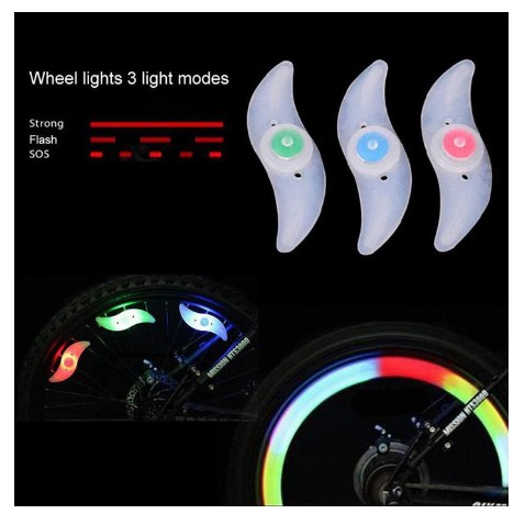 Lampu Ban Sepeda Colorful LED Bicycle Wheel Light 1 PCS - Lampu Sepeda / LED Sepeda Colorful