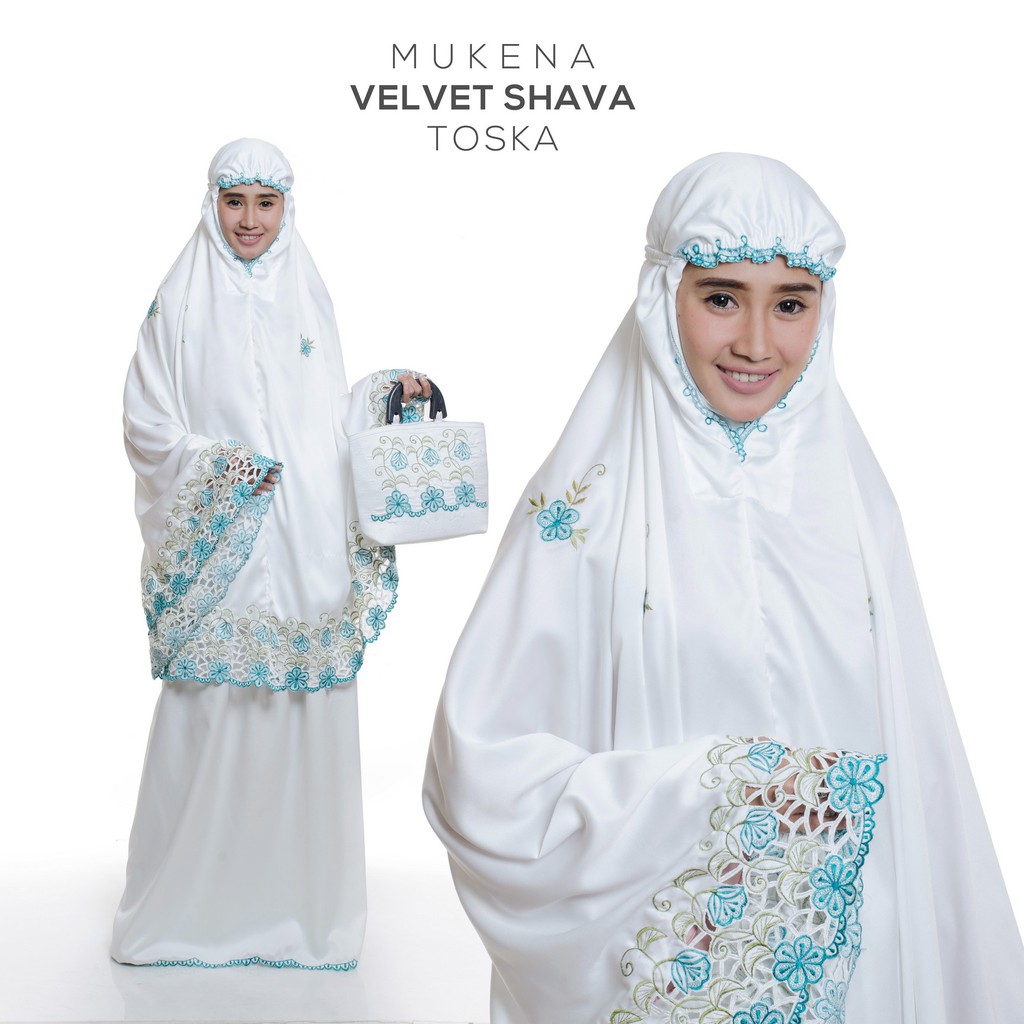 Mukena Dewasa Satin Velvet Shava