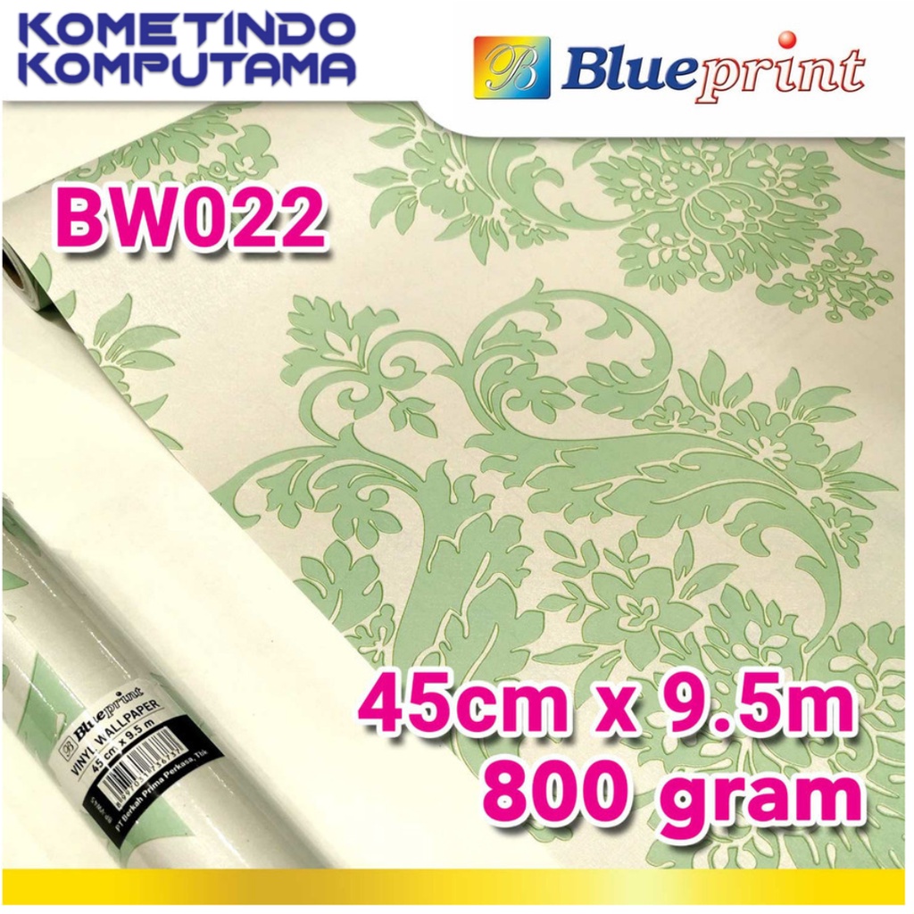 BW022 Wallpaper Sticker Vinyl Dinding BLUEPRINT 45Cm x 9,5M Motif BW022 - Wallpaper Dinding