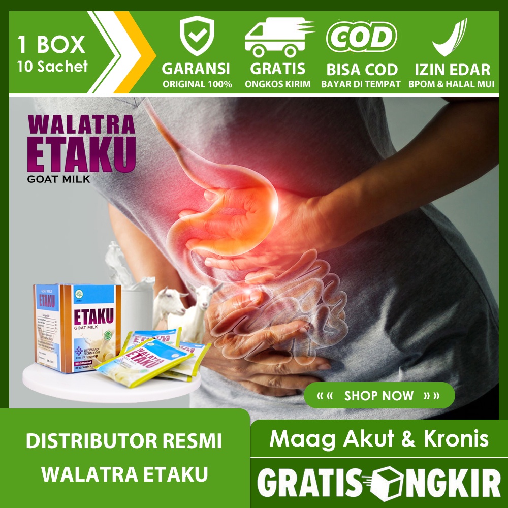 

Susu Obat Maag Kronis Asam Lambung GERD WALATRA ETAKU 1 BOX