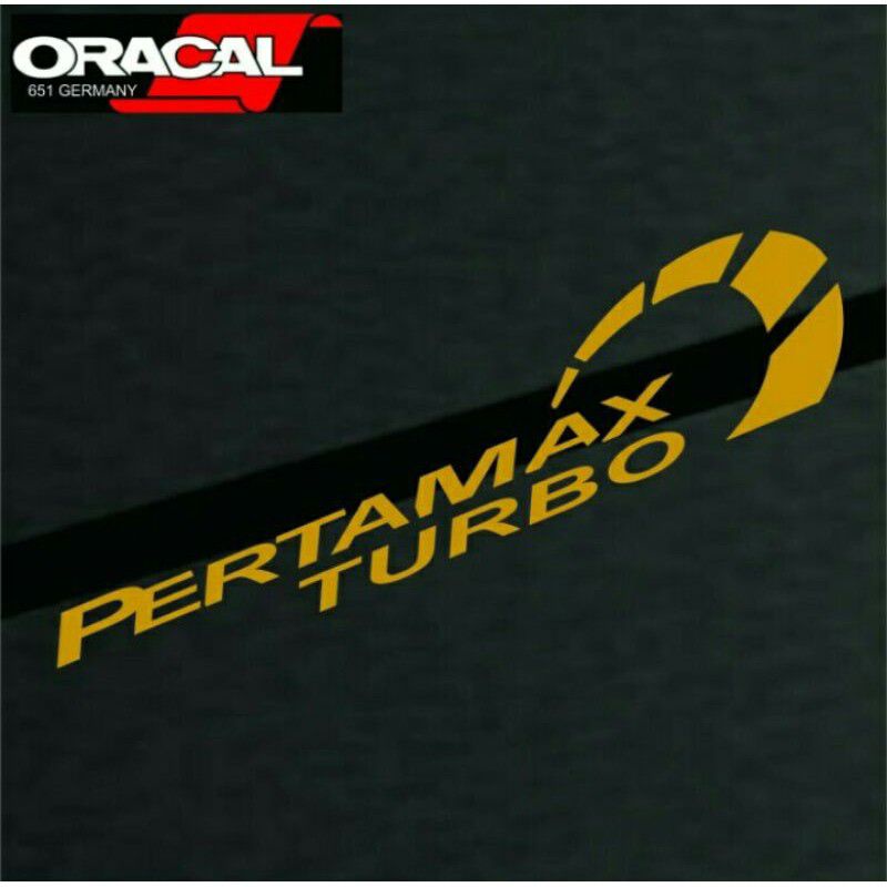STIKER CUTTING PERTAMAX TURBO