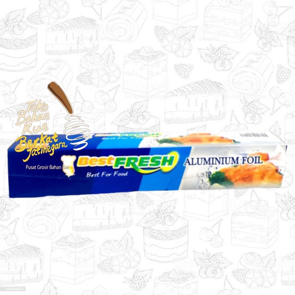 BESTFRESH ALUMINIUM FOIL WRAP 30 Cm x 7,6 M / BEST FRESH ALUMUNIUM