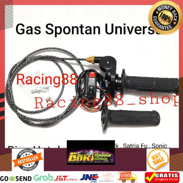Murah Gas spontan Domino Vixion R15 sonic150 Gsx Xabre PCX Nmax Mio Xeon Beat Vario Fino Rxk