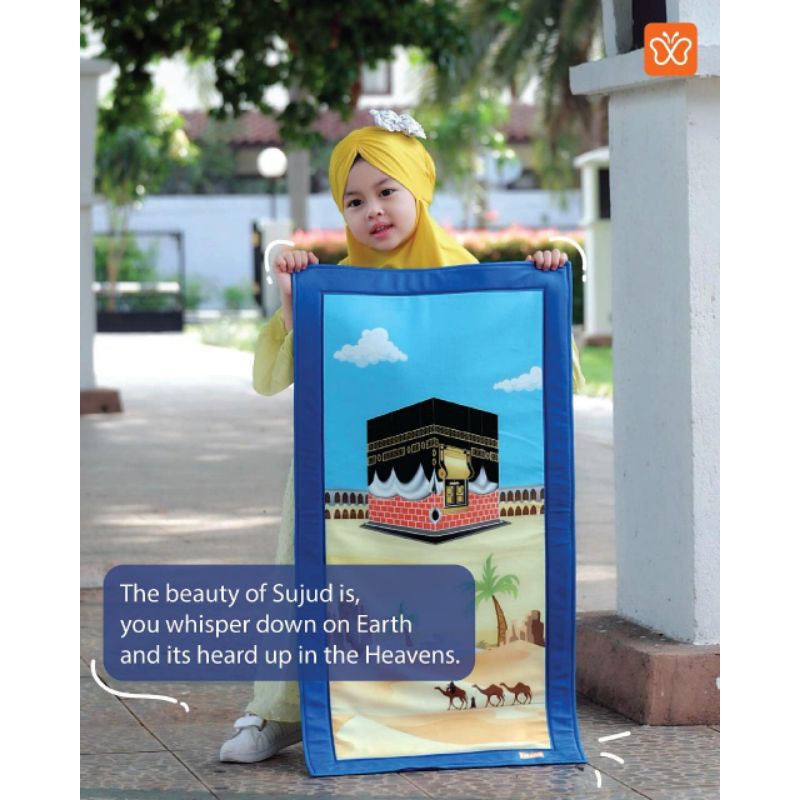 Sajadah Anak Karakter Lucu Empuk Bonus Iqro by Hilzea