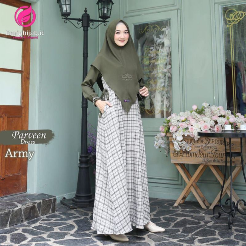 Gamis PARVEEN Dress by Fania Hijab LD 120