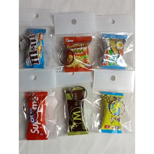 (COD)GANTUNGAN KUNCI MINIATUR SNACK UNIK LUCU-3
