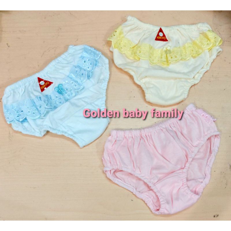 6 Pcs CD Kimpo anak cewek renda warna TC