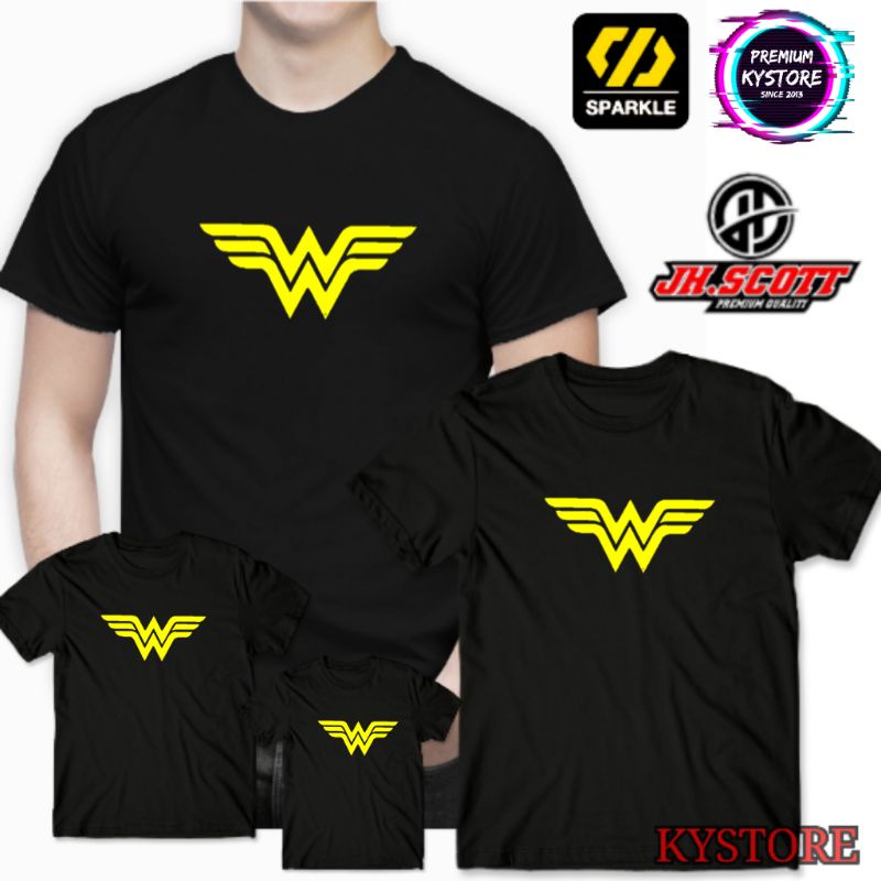 Kaos logo super hero Avenger Combad 30s S,M,L,XL,XXL Edisi famili