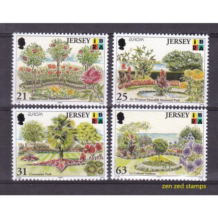 

0358 Perangko Jersey 1999 Europa Stamps 4v Mnh