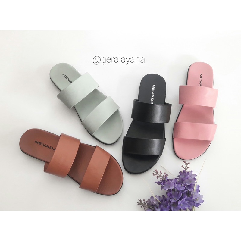 DISKON DAY! Sandal Wanita Nevada - Sandal Ban Dua - Sandal Dua Tali