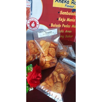 

Keripik Pisang Goroho Koin & Stik Aneka Rasa BANANES Rp. 10.000/77g