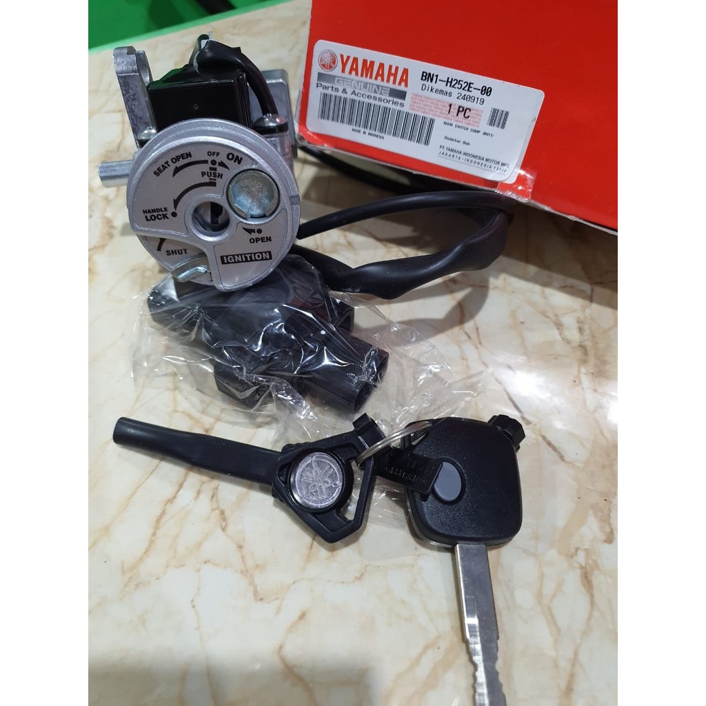 KUNCI KONTAK MIO M3 125 ISS REMOT ASLI ORIGINAL YAMAHA BN1-H252E-00