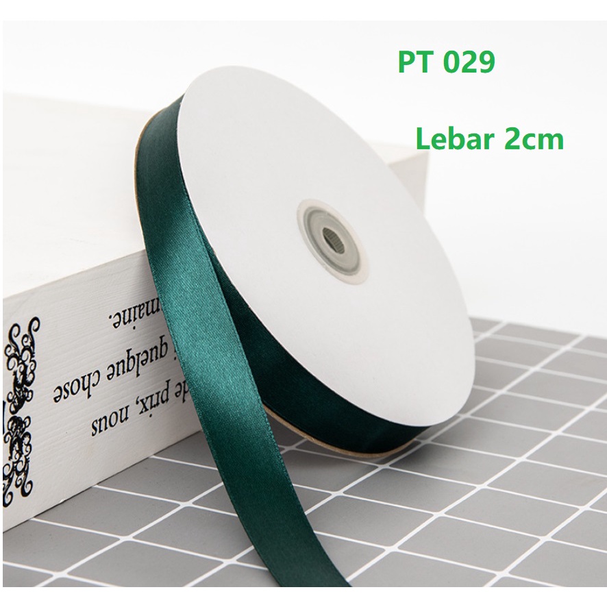 

Pita Satin Hijau Lebaran Idul Fitri Natal Christmas Kado Parcel 2cm