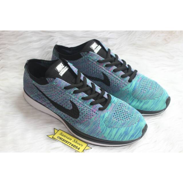 nike flyknit racer rainbow