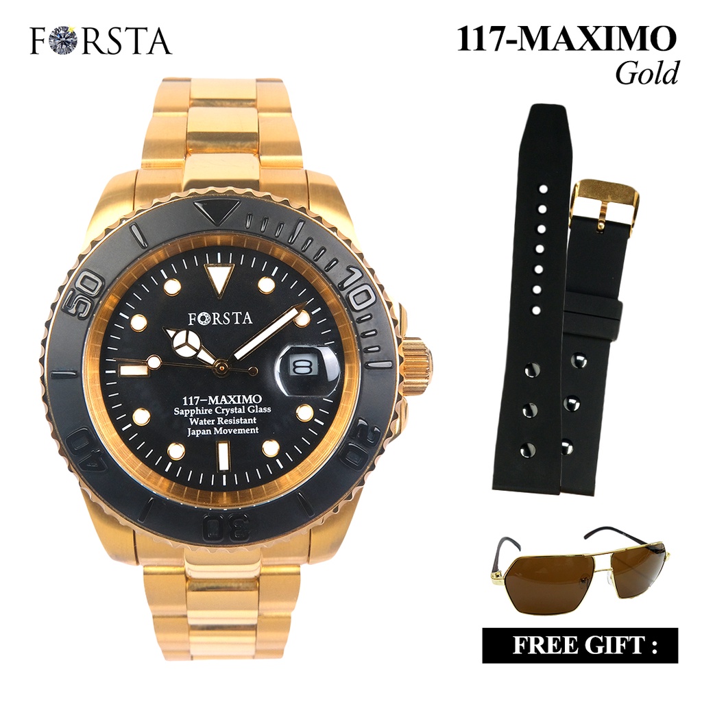 Forsta 117 Maximo Gold Jam Tangan Kesehatan