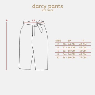 Darcy Pants Abu Muda  LEWIS EMMA celana  panjang anak  