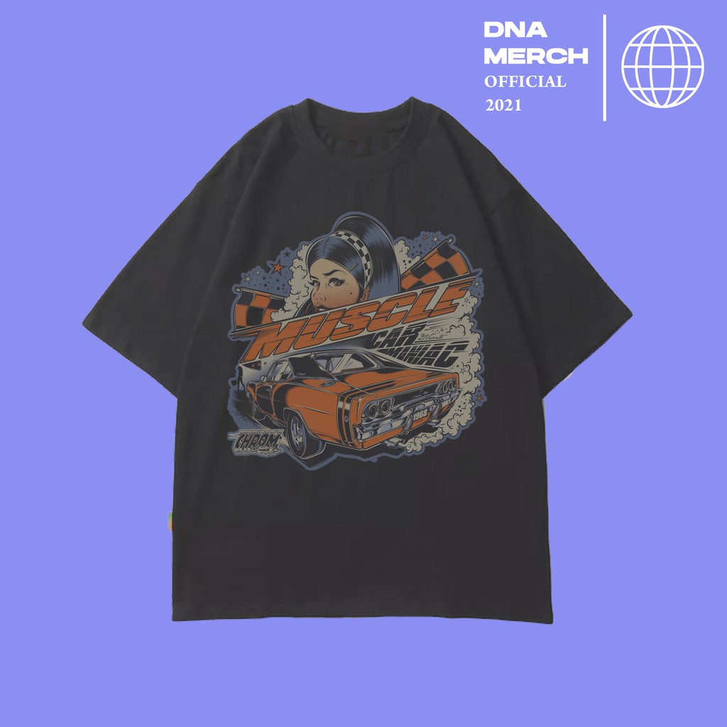 MUSCLE CAR NASCAR VINTAGE TEE