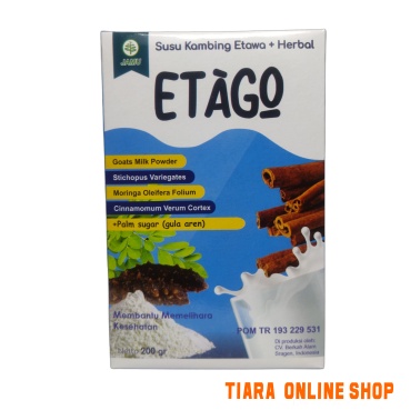 

ETAGO Susu kambing Etawa + Herbal 200 GRAM ORIGINAL BPOM