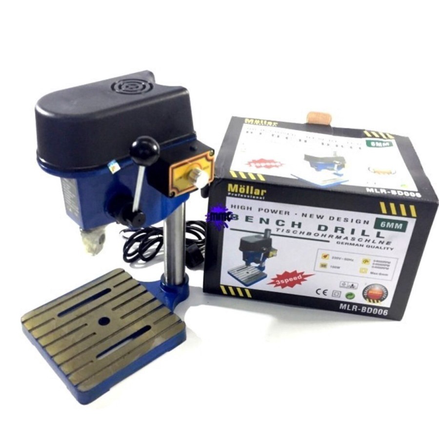 MOLLAR BOR DUDUK MINI 6MM BENCH DRILL VARIABLE SPEED MLR - BD006